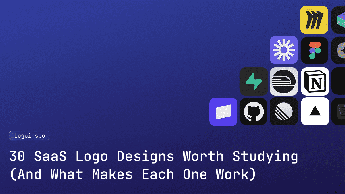 30 SaaS Logo Designs Worth Studying (And What Makes Each One Work)